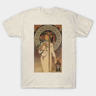 The Trappestine by A. Mucha T-Shirt